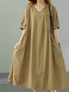 Moxueer | Large Size Summer Dresses Loose Stylish Slim Fit