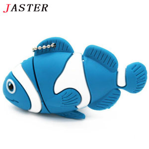jaster | Cute Cartoon Animal Fish USB Flash Drive Memory Stick Pen Drive Pendrive 4GB 8GB 16GB 32GB 64GB U Disk