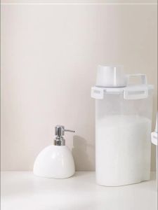 MEIZHUFU | Large Capacity Laundry Detergent Storage Box