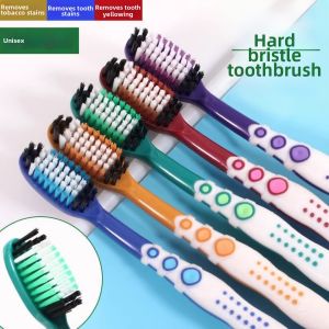 Adult Mens Medium Hard Bristle Toothbrush