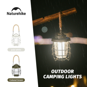 Naturehike 2025 New Camping Lantern 3 Modes Usb Charge Portable Picnic Lamp Ipx4 Waterproof Ultralight Travel Hiking Lights
