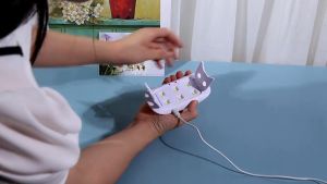 Quick-Dry Portable Nail Dryer LED UV Gel Mouse Light Nail Dryer Support USB Charge Nail Tool Lamp