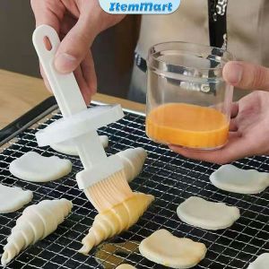 ItemMart Oil Brush Cooking Baking BBQ Silicone Oil Bottle Grilling Tools Brushes Kitchenware