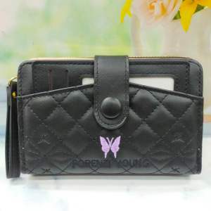 COD DOMPET WANITA UKURAN SEDANG KANCING KARTU CABUT