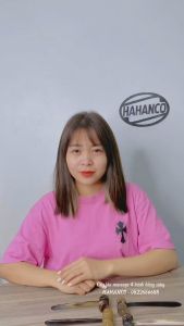 Cây lăn 4 bánh mát xa bằng sừng - lăn mặt giúp làm mịn da & lưu thông khí huyết- MH895