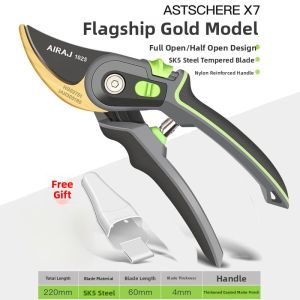 MONLEYTA | Japanese Precision Garden Pruner Shears Powerful Efficient Fruit Tree Branch Trimming Flower Pruning Tool Garden Care Equipment