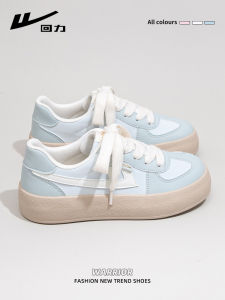 Warrior | Giày Sneaker Trắng Đế Dày Cổ Cao Lót Nỉ Mềm