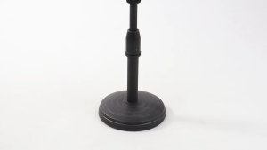 TaffSTUDIO Stand Mikrofon Desktop Disc Microphone Adjustable Height - L3 - Black