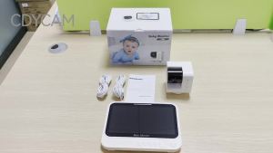 7 Video Baby Monitor With 4X Zoom Camera No WiFi 2 Way Audio Night Vision Lullaby 5000mAh Battery Protection Surveillance Cam