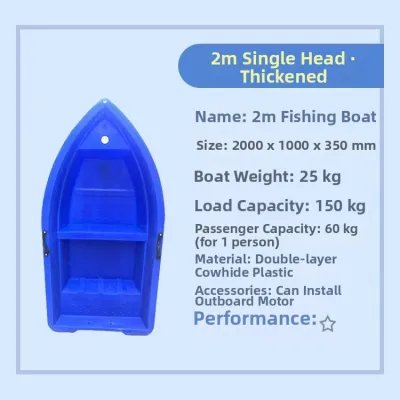 MENGBIZHEN | Toughened Double Layer PE Boat