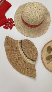 Nón Cói (Mũ Cói) Mềm Phối Màu Chống Nắng Đi Biển Thời Trang Hàn Quốc - Mã NC014