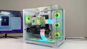 120mm 5V ARGB Infinity Mirror Case Fan Low Noise Synchronous RGB Gaming PC Chassis Cooling Cooler Fan