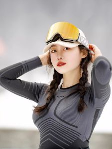 UTO Warmth Compression Clothing Set Quick Dry Sweat Wicking Outdoor Cycling Mens Womens Thermal Underwear for Winter Sports