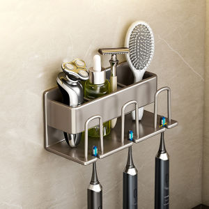 Wall Mop Holder Rack Punch-free Bathroom Towel Mop Support Sweeping Brush Hook Self-adhesive Stand Suction Traceless Hook