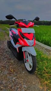 Striping stiker Honda Beat FI ESP ISS Idling 2017 berkualitas termurah