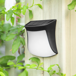 RANPO Garden Solar Wall Lamp 3000K 6000K Color Temperature Small Night Light Garden Solar Light Small Night Light Household Courtyard Atmosphere Fence Decoration Outdoor Step Wall Light