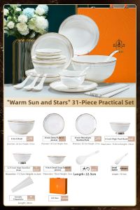 JINGDITAOCI | New Home Dining Set Ceramics Jingdezhen
