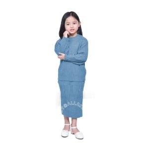 Amasia - baju setelan anak bahan rajut Lily Set - baju setelan anak perempuan warna ungu lilac 2- 12 tahun - Cardigan Rajut anak - baju anak anak perempuan - rok anak perempuan model terbaru 2021 - rok anak umur 10 tahun - baju anak anak perempuan