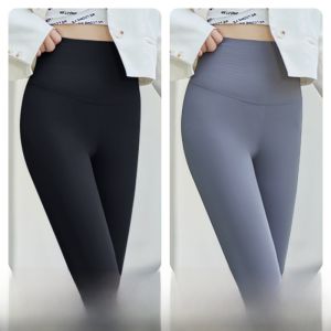 miiow | High-Waist Fleece-Lined Thick Yoga Pants Womens Outerwear Autumn Winter Warm Base Layer Shark Pants MiiOW Cat Person Brand