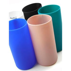 Silicone Cup Holder Glass Cup Anti-Scald Insulation Anti-Fall Cover Insulated Protective Universal Transparent Non-Slip Water Cup