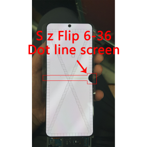 LCD For Samsung Z Flip 6 F741 F741B LCD Display Screen Display Touch Screen with Defect Digitizer Assembly PARTS