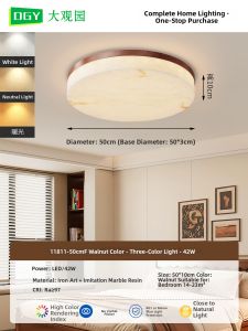 DGY | American Vintage French Colonial Style Bedroom Ceiling Light