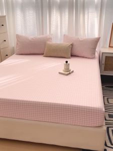 Abraca Dabra Ins style Grid ปลอกหมอน 1 ชิ้นปลอกหมอนหรือ 1 ชิ้น ปลอกหมอนข้างพรีเมี่ยมไมโครไฟเบอร์ซองปลอกหมอน 48x74 ซม. ปลอกหมอน