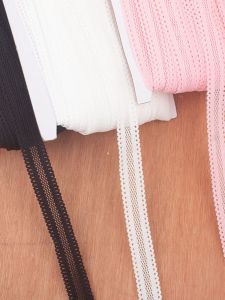 18mm Mesh Elastic Band High Quality Cut Out Elastic Band Wedding Packaging Tape Lace Lace Baby Hair Band