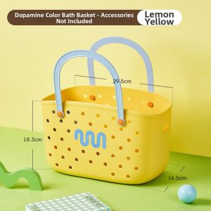Moming | Dopamine Bathroom Basket Water Draining