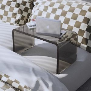 Minimalist Acrylic Tea Table Transparent Window Seat Side Table Tatami Modern Home Bedroom Nightstand Small Desk Furniture