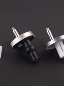 2Pcs 60mm Dia Toilet Seat Hinge Screw Top Fix Nuts Screws Quick Release Hinges Fittings Seat Hardware Toilet Seat Replacement Parts Kit Toilet Seat Fixings Quick Release Ancable Universal Toilet Seat Top Fittings Quick Release Toilet Seat Hinges for WC