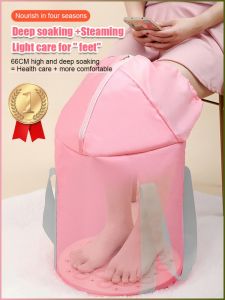 Foldable Foot Wash Basin Pearl Cotton Adjustable Home Foot Soaking Bucket Relieve Fatigue Practicality  可折叠恒温泡脚桶