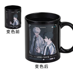 Color Changing Anime Water Bottle Student times Agent Collaborative Ceramic Cup Lucky Stone Digital Brand Adult Cartoon Collectible