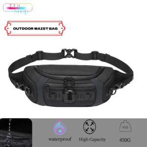 Beg Taktik Luar Lelaki Fesyen Tahan Air Beg Dada Muda