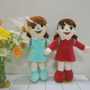 Gấu Xuka Nobita Shizuka 40cm nhiều màu gấu bông hoạt hình doremon mẫu mới