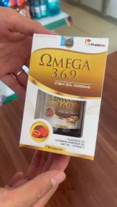 Viên uống OMEGA 3.6.9 hộp 50 viên.Bổ sung dưỡng chất tốt cho não bộ tăng cường thị lực