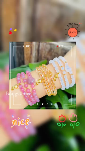 vòng tay nữ dáng chuỗi đá thạch anh hồng tự nhiên mix hồ ly thạch anh hồng và charm hồ ly vàng tây vòng tay đá phong thủy hợp mệnh thổ mệnh hỏa trang sức thiết kế đủ hóa đơn thẻ bảo hành