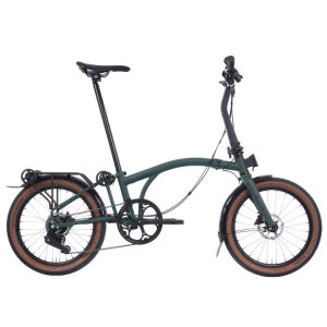 Imported from UK Folding Bicycle Forest Green 20 inches 8 Speed