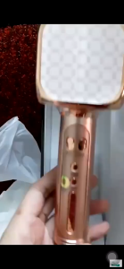 Micro Kèm Loa bluetooth karaoke YS 69 kết nối không dây nhanh chóng âm bass ấm hỗ trợ ghi âm