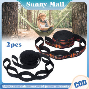 2pcs Webing Hammock/Strap Hammock/Hammock Rope/Tempat Tidur Gantung Untuk Camping Taman Outdoor