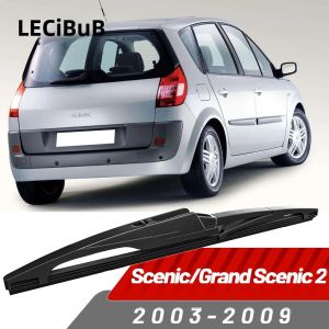 Lưỡi Gạt Nước Kính Chắn Gió Phía Sau Cho Renault Scenic Grand Scenic 2 2003-2009 Phụ Kiện Gạt Nước Kính Chắn Gió Bằng Cao Su Màu Đen