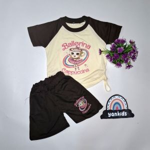 Setelan Anak Ballerina Cappucino Usia 1-6 Tahun Oneset Anak Baby Tery