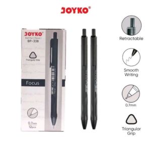 Pulpen Joyko Focus BP-338 (12 pcs) Hitam