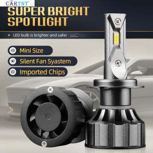 CarTnT 2PCS H7 H11 H9 H8 H4 9005 HB3 9006 HB4 9012 HIR2 LED SUPER BRIGHT Light Car Headlight Auto Head light Lamp 30000LM 120W 12V 6000k White Light