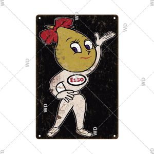 Potdemiel | Metal Tin Sign Gas Oil Station Garage Vintage Metal Plate Pennzoil Oil Retro Decoration Man Cave Club Garage Home Wall Decor