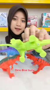 Mainan Anak RBX-K16 5PCS DINOSAUR WORLD Mainan Dinosaur Bunyi Jenis Hewan Dino Anak Mainan Anak Perempuan - Mainan Anak Laki Laki