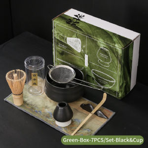 47Pcs/Set Handmade Japanese Tea Tools Bamboo Matcha Whisk with Bowl Chasen Scoop for Cafe Home