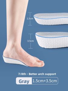 ZUYINBULUO | Height Increasing Invisible Arch Support Insoles for Students