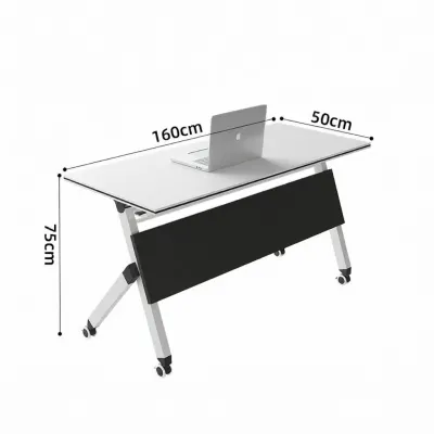 Foldable Training Meeting Table Moveable Long Table