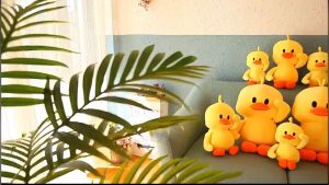 Little Duck 20cm/28cm Cute Fluffy Small Best Hug Childred Doll Stuffed Toys Plush Toys Patung Itik Birthday Gift